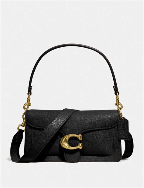 coach tabby shoulder bag black